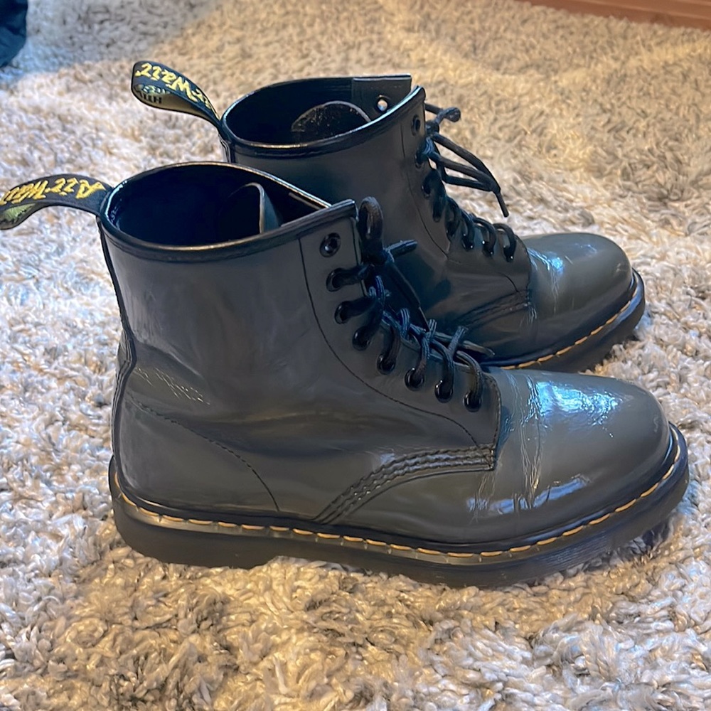 Mens 8 dark grey doc martens 1980 - Picture 2 of 8